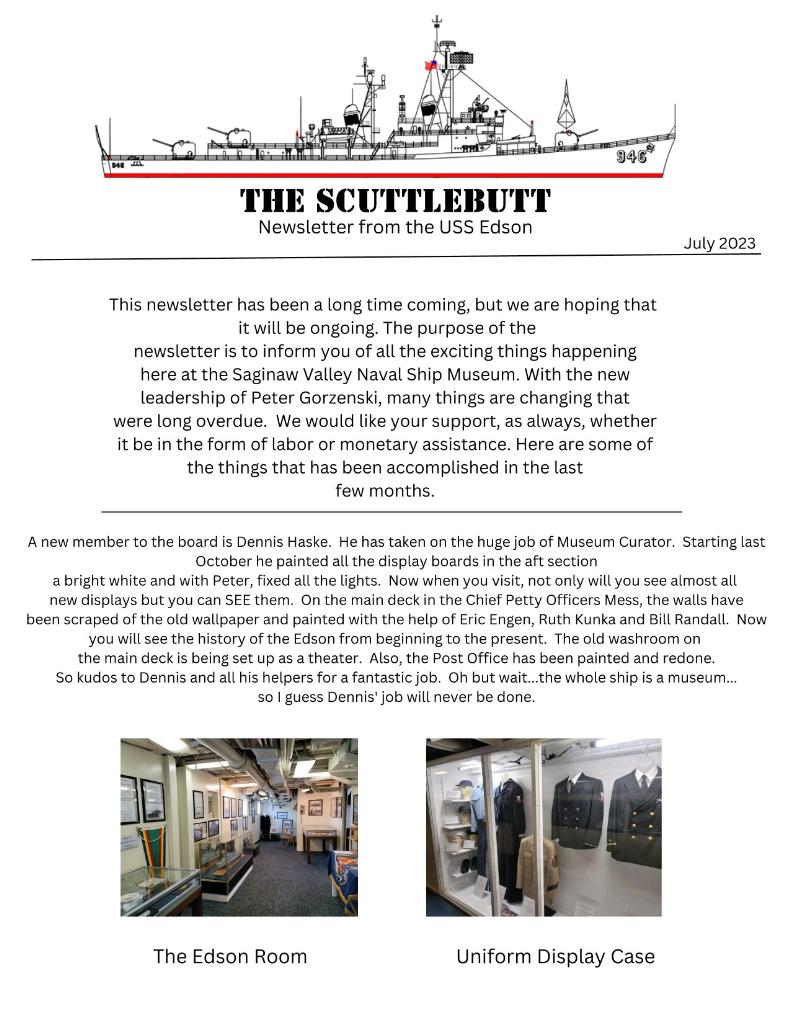 The Scuttlebutt July 2023